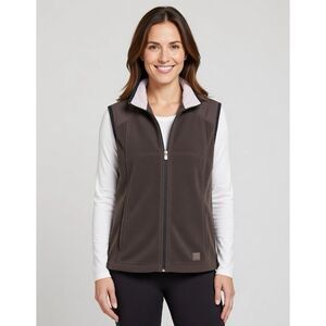 Wilson Brown Vest With Pink Collar Ladies Large